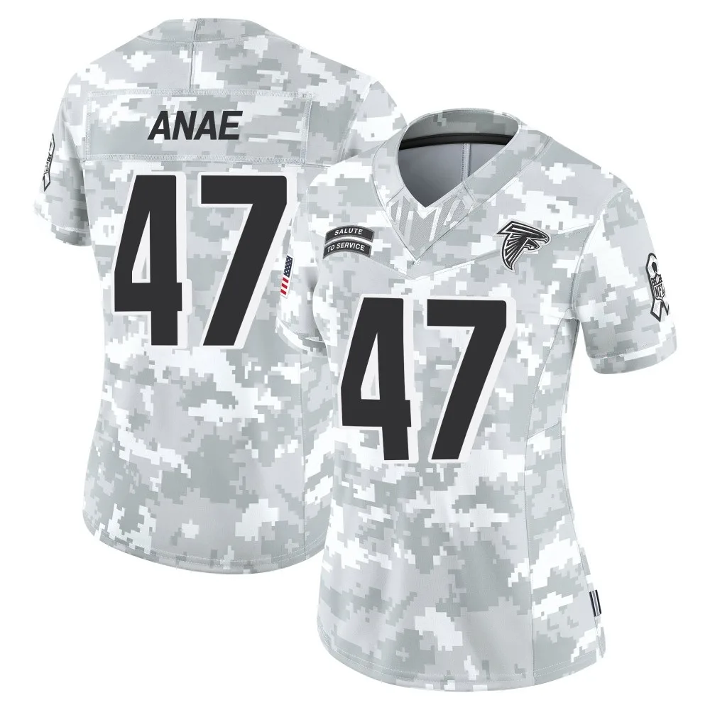 Bradlee Anae Atlanta Falcons Women's Nike 2024 Salute To Service Limited Arctic Camo Jersey Bradlee Anae Atlanta Falcons Women's Nike 2024 Salute To Service Limited Arctic Camo Jersey