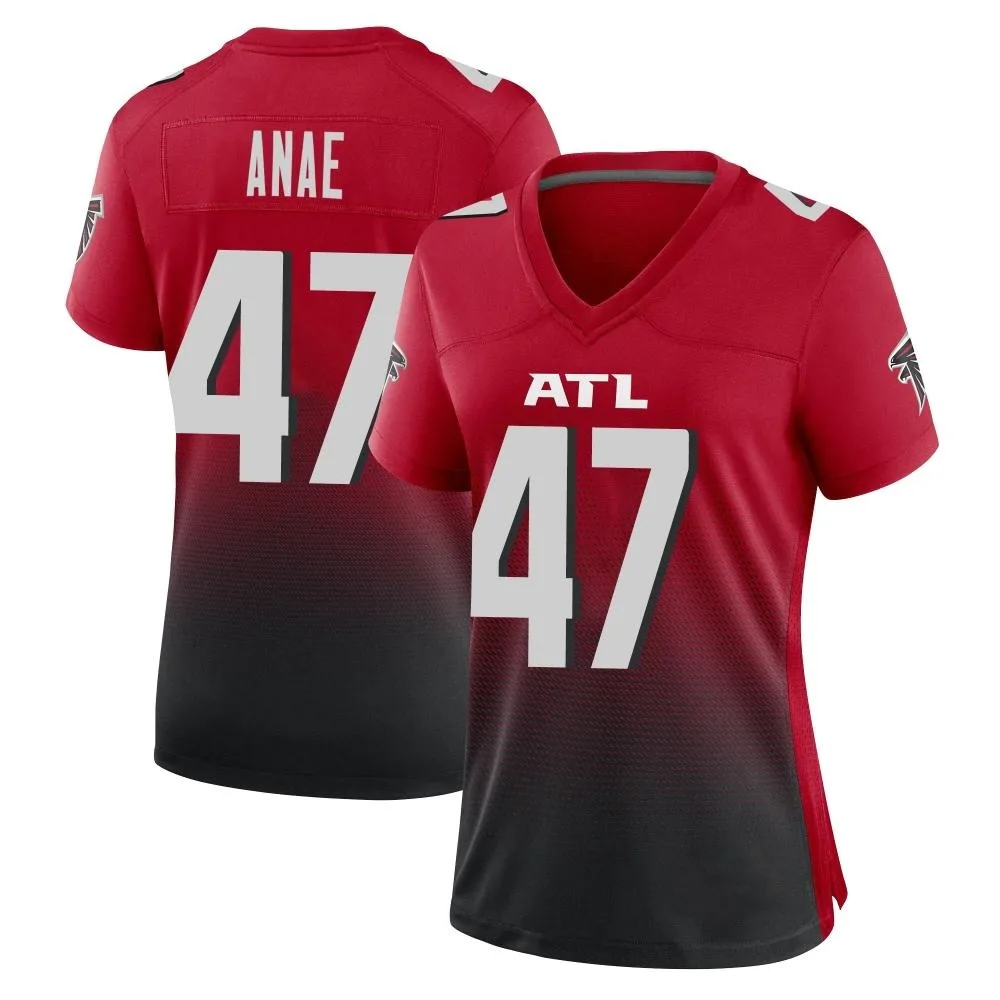 Bradlee Anae Atlanta Falcons Women's Nike 2nd Alternate Game Red Jersey Bradlee Anae Atlanta Falcons Women's Nike 2nd Alternate Game Red Jersey