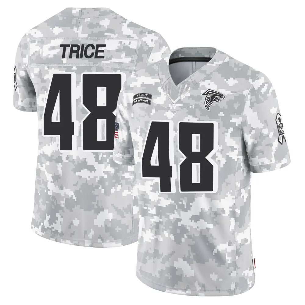 Bralen Trice Atlanta Falcons Men's Nike 2024 Salute To Service Limited Arctic Camo Jersey Bralen Trice Atlanta Falcons Men's Nike 2024 Salute To Service Limited Arctic Camo Jersey