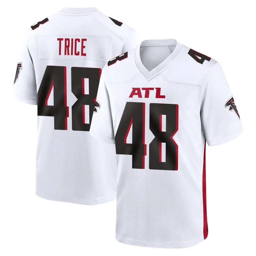 Bralen Trice Atlanta Falcons Men's Nike Game White Jersey Bralen Trice Atlanta Falcons Men's Nike Game White Jersey