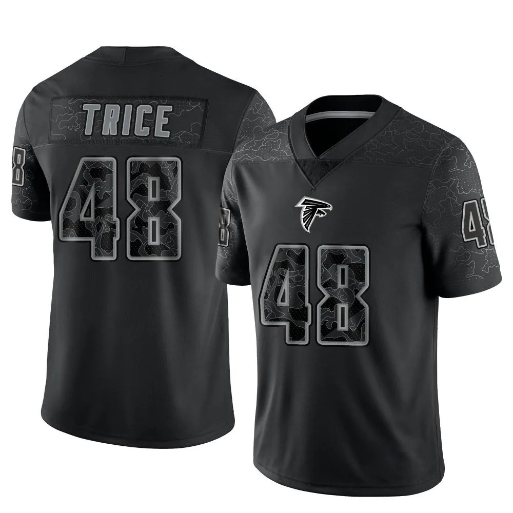 Bralen Trice Atlanta Falcons Men's Nike Reflective Limited Black Jersey Bralen Trice Atlanta Falcons Men's Nike Reflective Limited Black Jersey