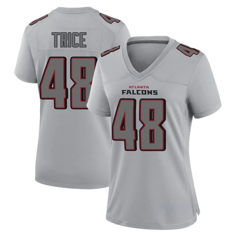 Bralen Trice Atlanta Falcons Women's Nike Atmosphere Fashion Game Gray Jersey Bralen Trice Atlanta Falcons Women's Nike Atmosphere Fashion Game Gray Jersey