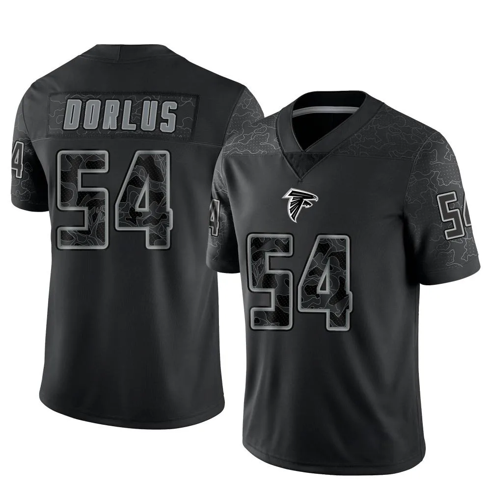 Brandon Dorlus Atlanta Falcons Men's Nike Reflective Limited Black Jersey Brandon Dorlus Atlanta Falcons Men's Nike Reflective Limited Black Jersey