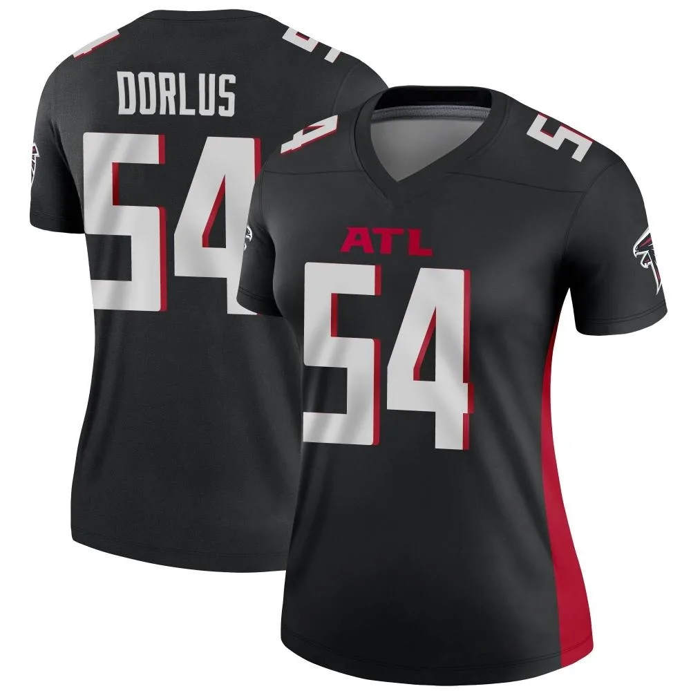 Brandon Dorlus Atlanta Falcons Women's Nike Legend Black Jersey Brandon Dorlus Atlanta Falcons Women's Nike Legend Black Jersey