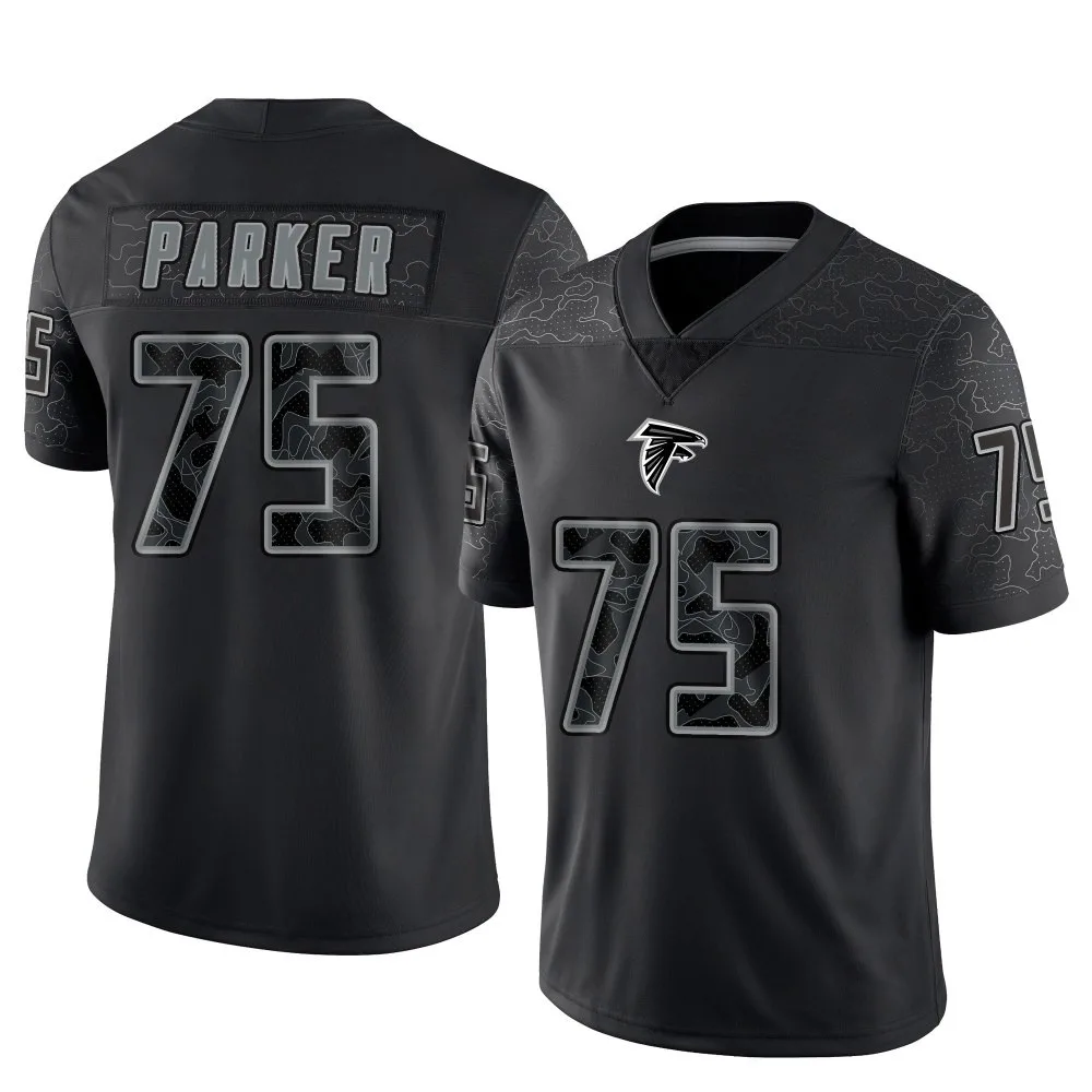 Brandon Parker Atlanta Falcons Men's Nike Reflective Limited Black Jersey Brandon Parker Atlanta Falcons Men's Nike Reflective Limited Black Jersey