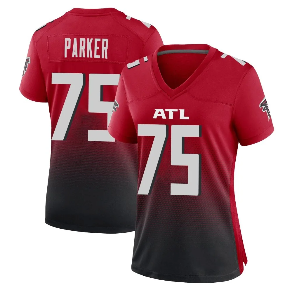 Brandon Parker Atlanta Falcons Women's Nike 2nd Alternate Game Red Jersey Brandon Parker Atlanta Falcons Women's Nike 2nd Alternate Game Red Jersey