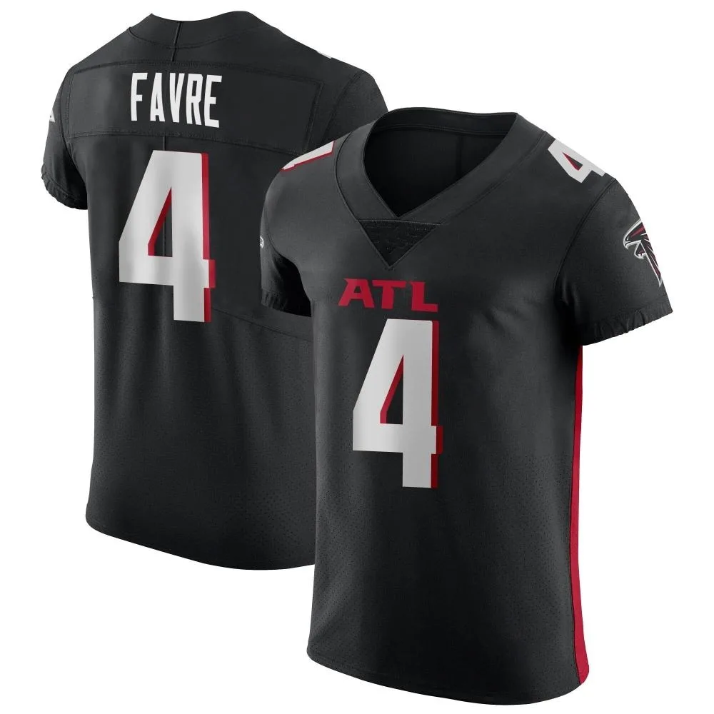 Brett Favre Atlanta Falcons Men's Nike Alternate Elite Black Jersey Brett Favre Atlanta Falcons Men's Nike Alternate Elite Black Jersey