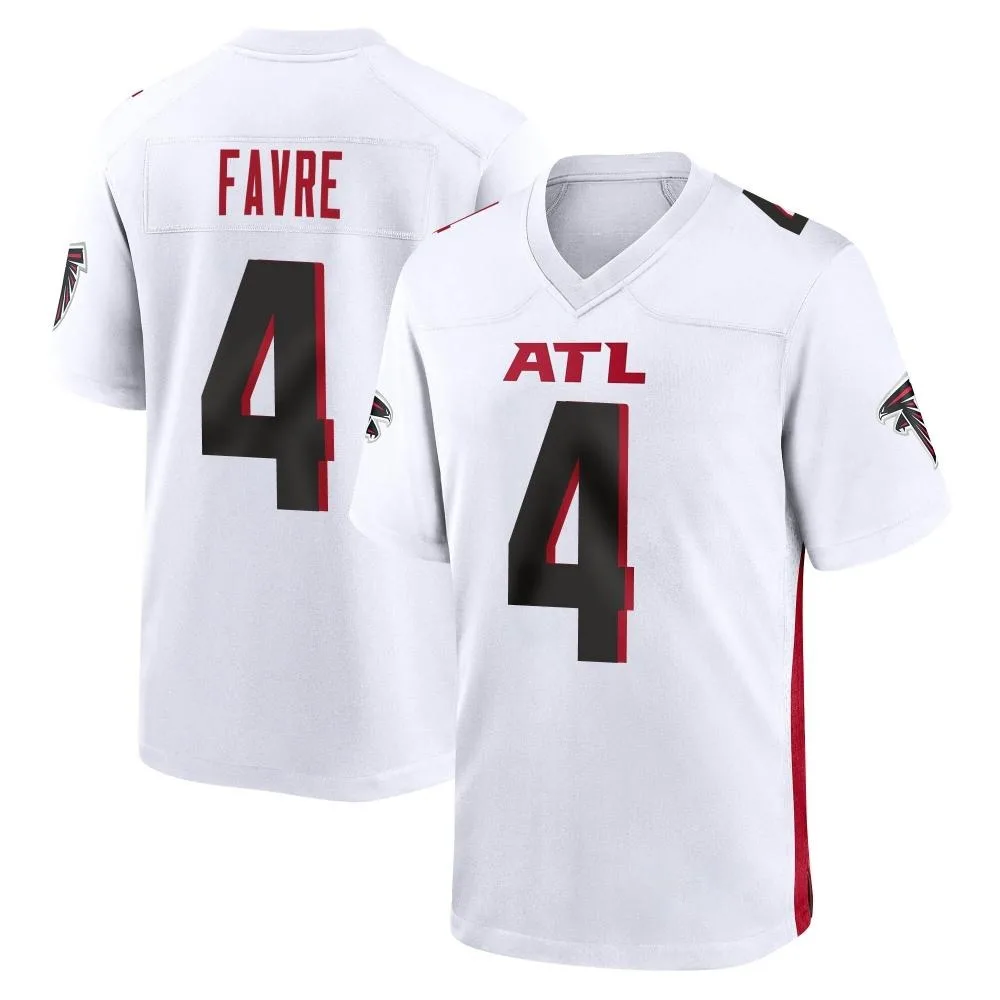 Brett Favre Atlanta Falcons Men's Nike Game White Jersey Brett Favre Atlanta Falcons Men's Nike Game White Jersey