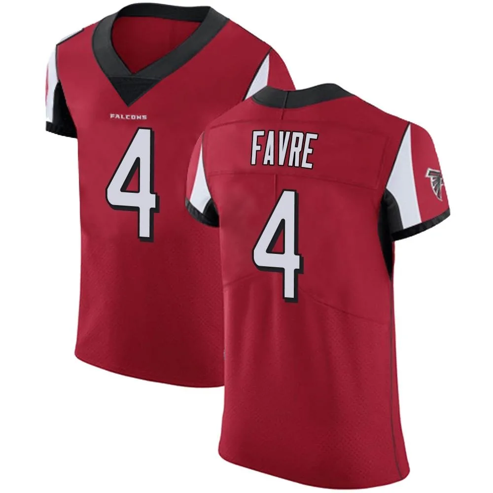 Brett Favre Atlanta Falcons Men's Nike Team Color Elite Red Jersey Brett Favre Atlanta Falcons Men's Nike Team Color Elite Red Jersey