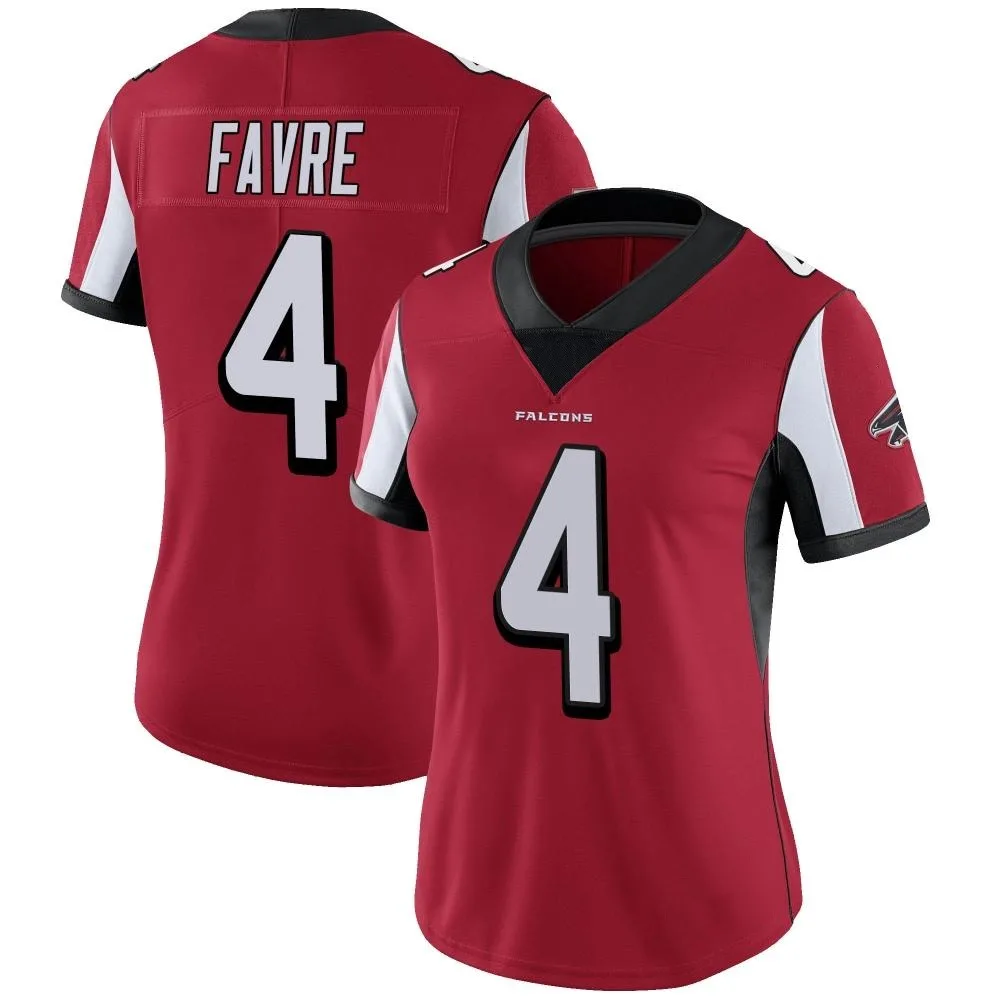 Brett Favre Atlanta Falcons Women's Nike Team Color Vapor Untouchable Limited Red Jersey Brett Favre Atlanta Falcons Women's Nike Team Color Vapor Untouchable Limited Red Jersey