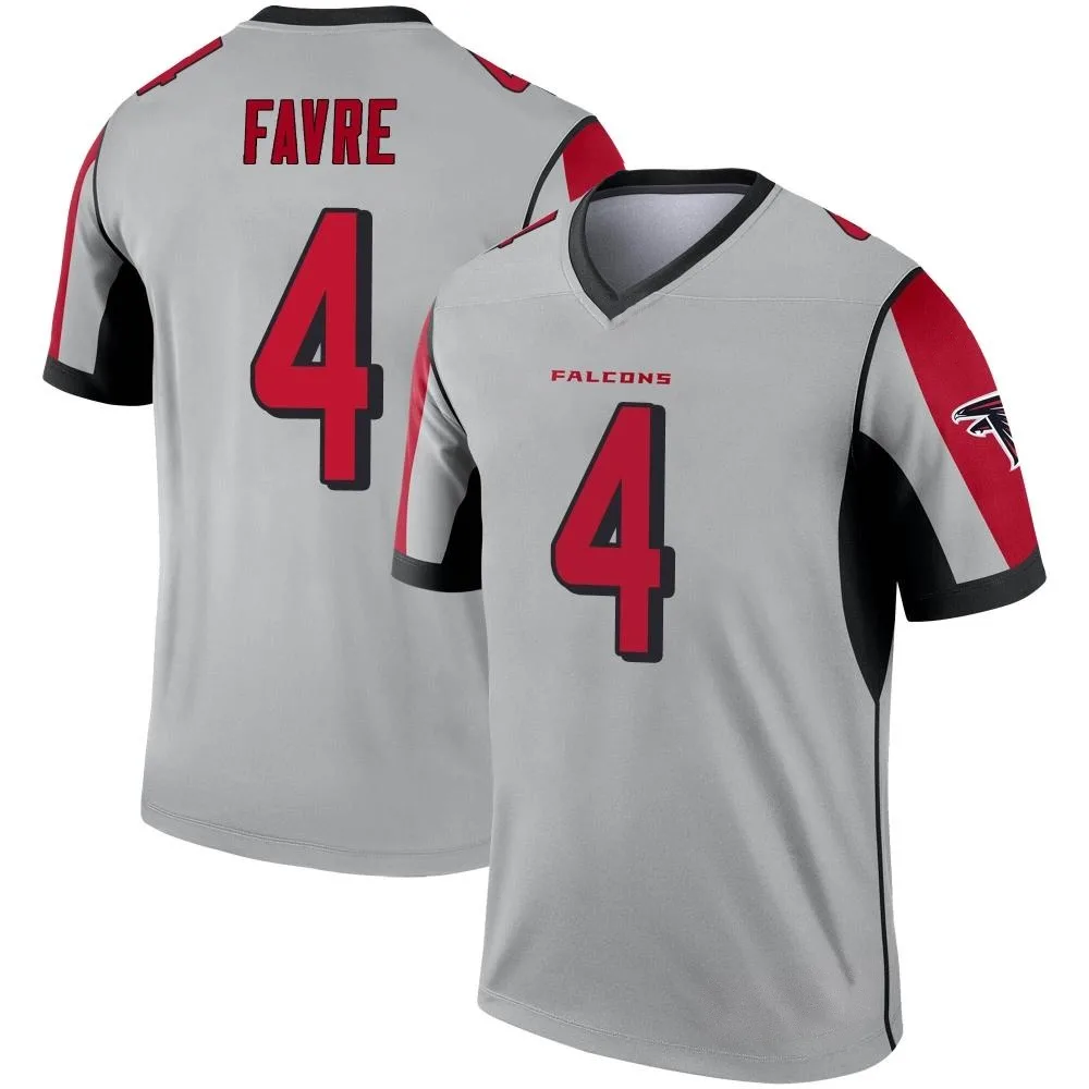 Brett Favre Atlanta Falcons Youth Nike Inverted Silver Legend Jersey Brett Favre Atlanta Falcons Youth Nike Inverted Silver Legend Jersey