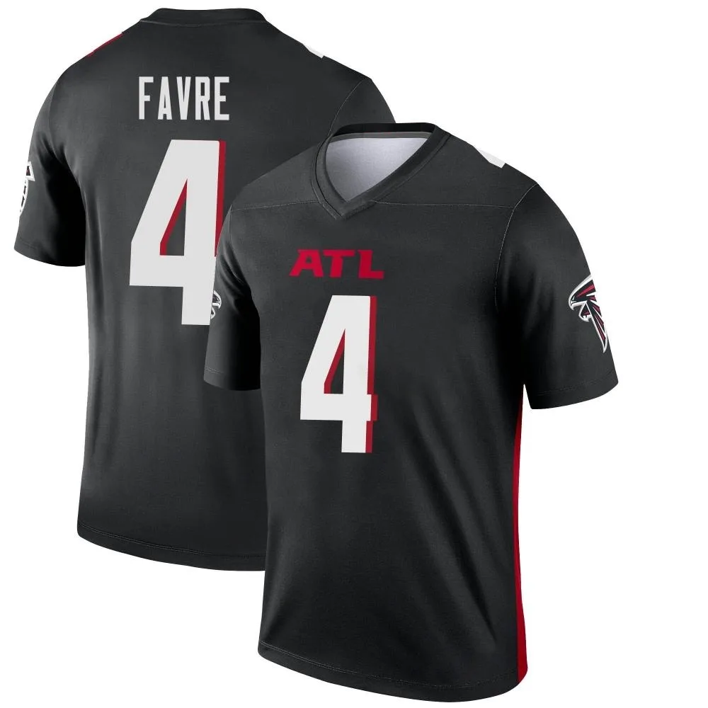 Brett Favre Atlanta Falcons Youth Nike Legend Black Jersey Brett Favre Atlanta Falcons Youth Nike Legend Black Jersey