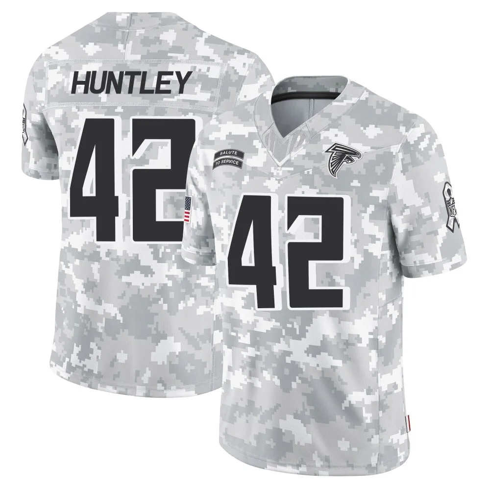 Caleb Huntley Atlanta Falcons Men's Nike 2024 Salute To Service Limited Arctic Camo Jersey Caleb Huntley Atlanta Falcons Men's Nike 2024 Salute To Service Limited Arctic Camo Jersey