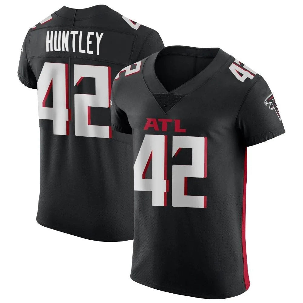 Caleb Huntley Atlanta Falcons Men's Nike Alternate Elite Black Jersey Caleb Huntley Atlanta Falcons Men's Nike Alternate Elite Black Jersey
