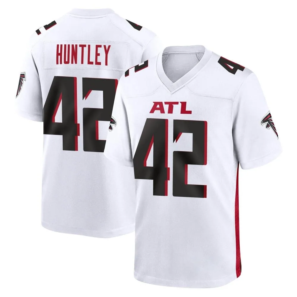 Caleb Huntley Atlanta Falcons Men's Nike Game White Jersey Caleb Huntley Atlanta Falcons Men's Nike Game White Jersey
