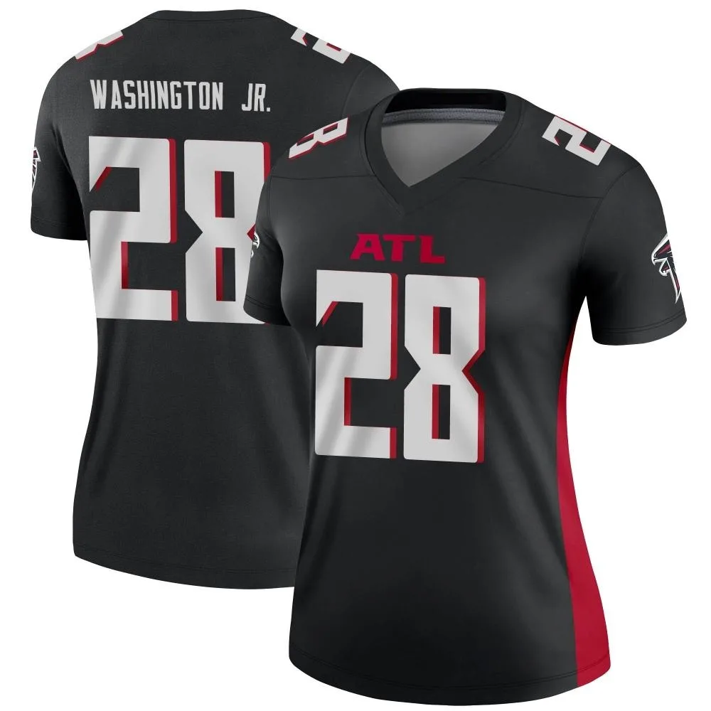 Carlos Washington Jr. Atlanta Falcons Women's Nike Legend Black Jersey Carlos Washington Jr. Atlanta Falcons Women's Nike Legend Black Jersey