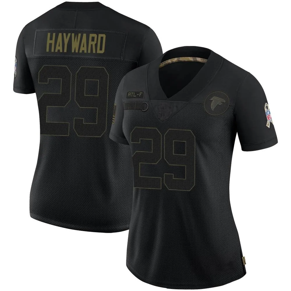 Casey Hayward Atlanta Falcons Women's Nike 2020 Salute To Service Limited Black Jersey Casey Hayward Atlanta Falcons Women's Nike 2020 Salute To Service Limited Black Jersey