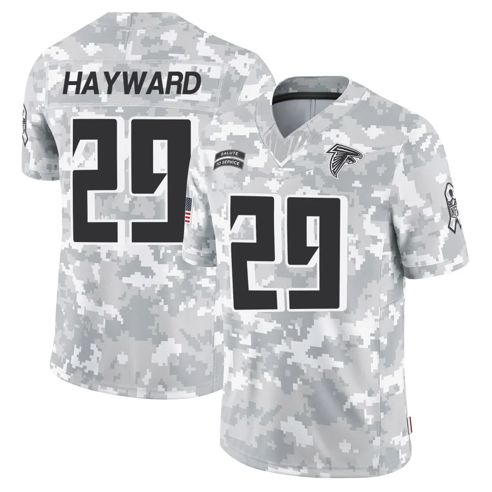 Casey Hayward Atlanta Falcons Youth Nike 2024 Salute To Service Limited Arctic Camo Jersey Casey Hayward Atlanta Falcons Youth Nike 2024 Salute To Service Limited Arctic Camo Jersey