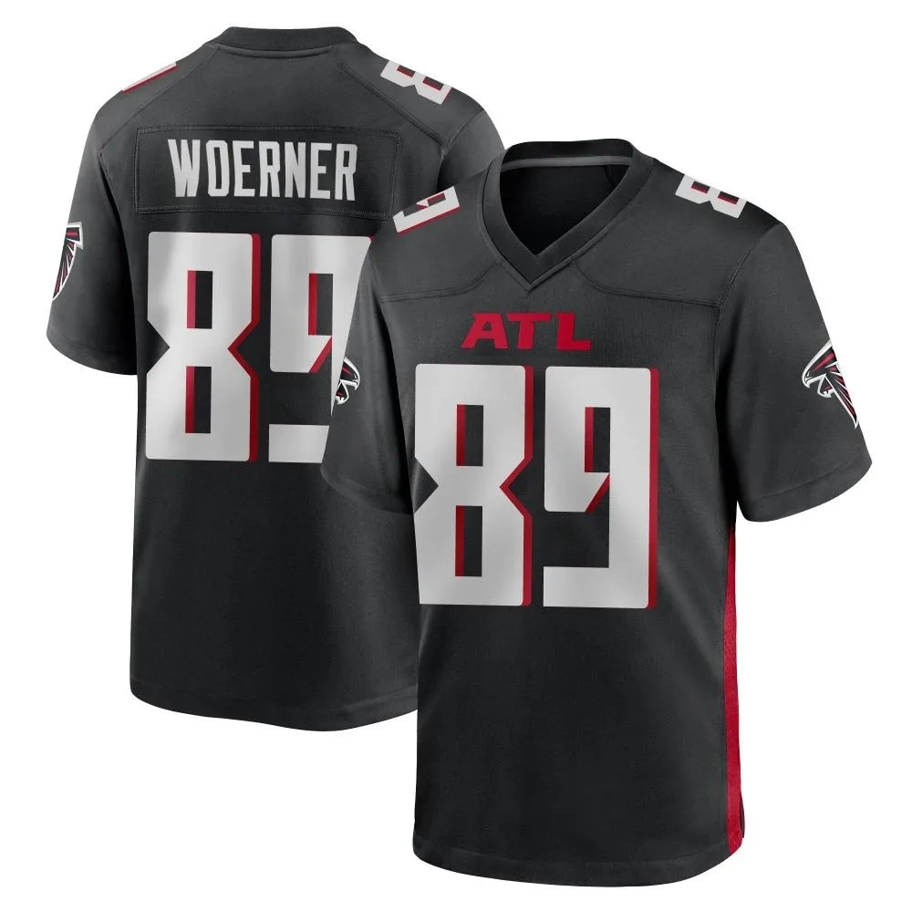 Charlie Woerner Atlanta Falcons Men's Nike Alternate Game Black Jersey Charlie Woerner Atlanta Falcons Men's Nike Alternate Game Black Jersey