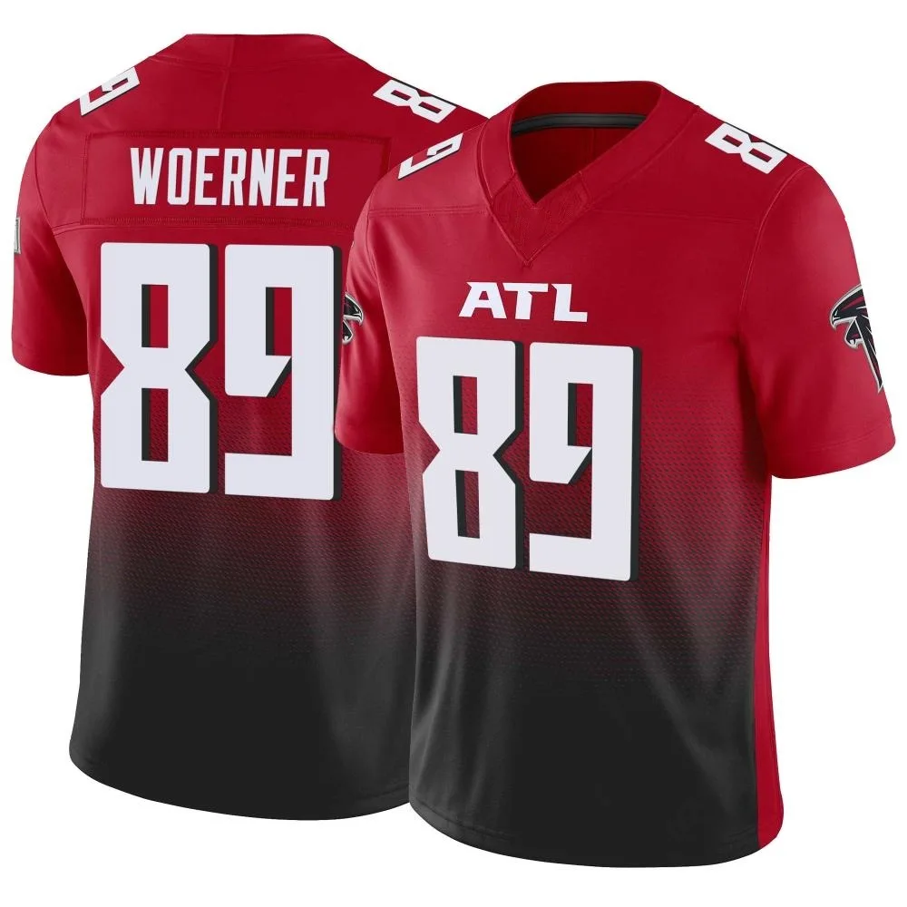 Charlie Woerner Atlanta Falcons Men's Nike Vapor F.U.S.E. Limited Red Jersey Charlie Woerner Atlanta Falcons Men's Nike Vapor F.U.S.E. Limited Red Jersey