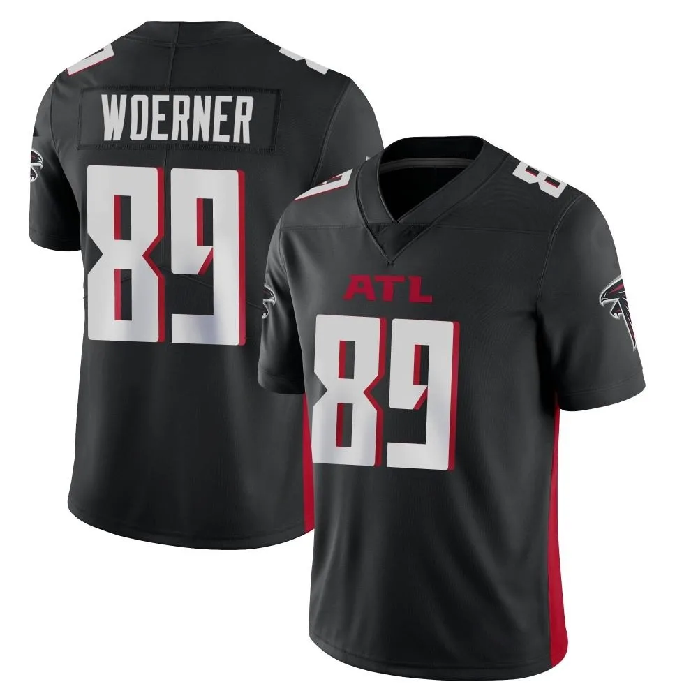 Charlie Woerner Atlanta Falcons Men's Nike Vapor Untouchable Limited Black Jersey Charlie Woerner Atlanta Falcons Men's Nike Vapor Untouchable Limited Black Jersey