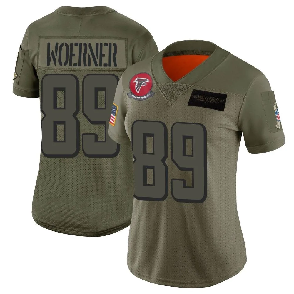 Charlie Woerner Atlanta Falcons Women's Nike 2019 Salute To Service Limited Camo Jersey Charlie Woerner Atlanta Falcons Women's Nike 2019 Salute To Service Limited Camo Jersey