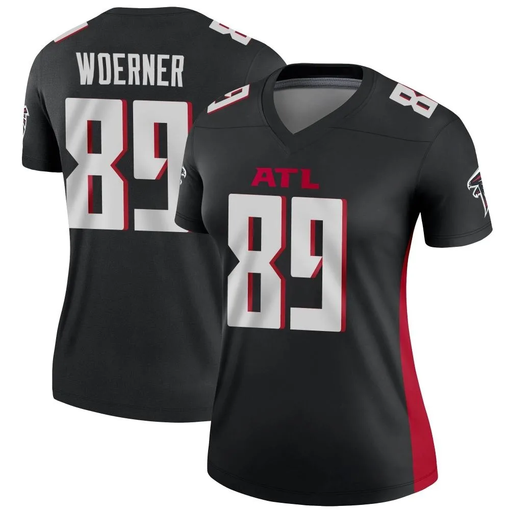 Charlie Woerner Atlanta Falcons Women's Nike Legend Black Jersey Charlie Woerner Atlanta Falcons Women's Nike Legend Black Jersey
