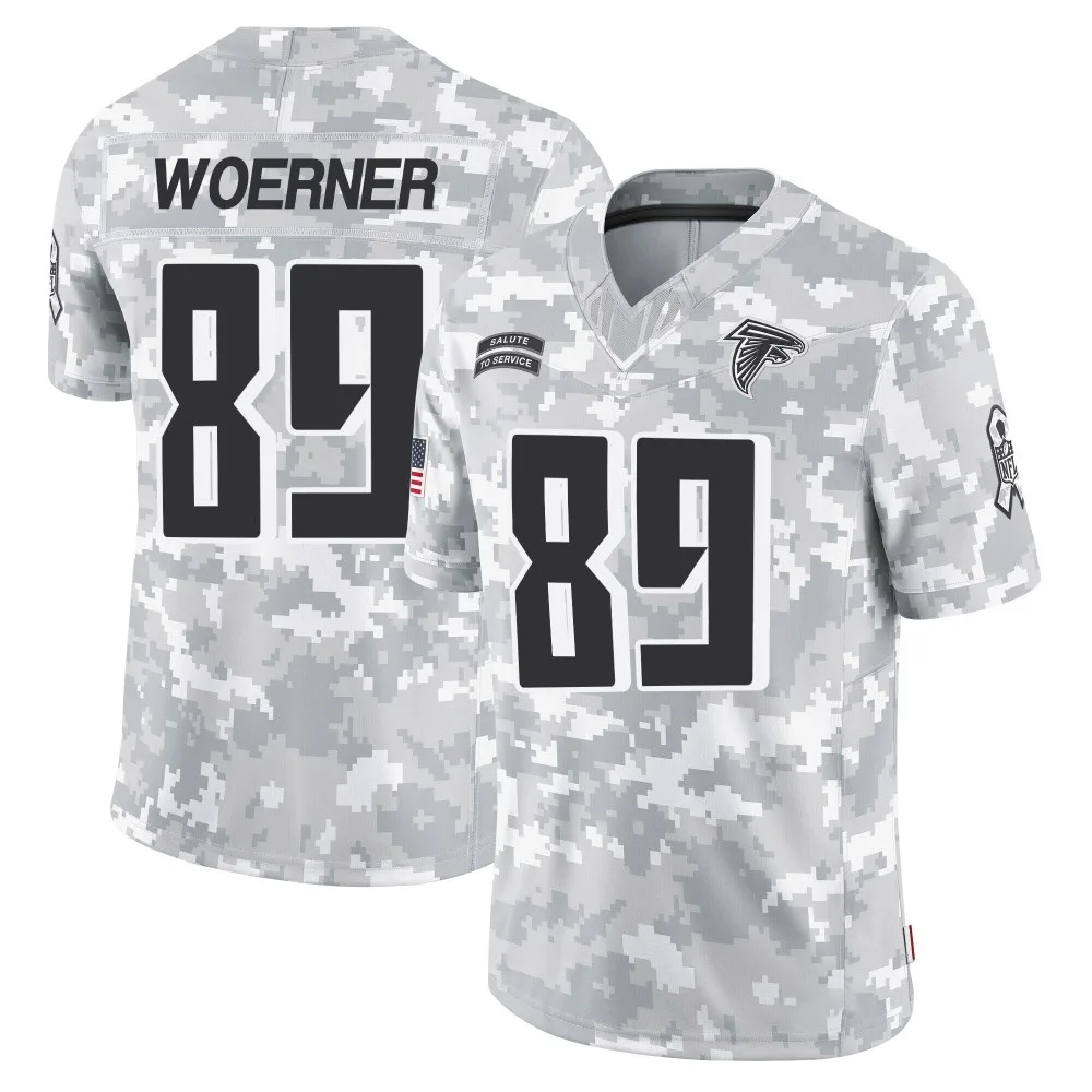 Charlie Woerner Atlanta Falcons Youth Nike 2024 Salute To Service Limited Arctic Camo Jersey Charlie Woerner Atlanta Falcons Youth Nike 2024 Salute To Service Limited Arctic Camo Jersey
