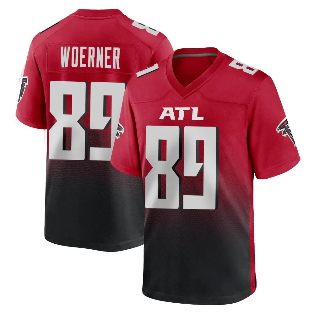 Charlie Woerner Atlanta Falcons Youth Nike 2nd Alternate Game Red Jersey Charlie Woerner Atlanta Falcons Youth Nike 2nd Alternate Game Red Jersey