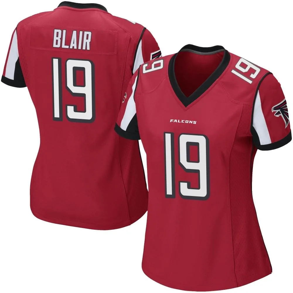 Chris Blair Atlanta Falcons Women's Nike Team Color Game Red Jersey Chris Blair Atlanta Falcons Women's Nike Team Color Game Red Jersey