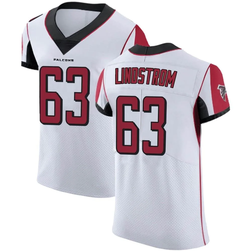 Chris Lindstrom Atlanta Falcons Men's Nike Elite White Jersey Chris Lindstrom Atlanta Falcons Men's Nike Elite White Jersey