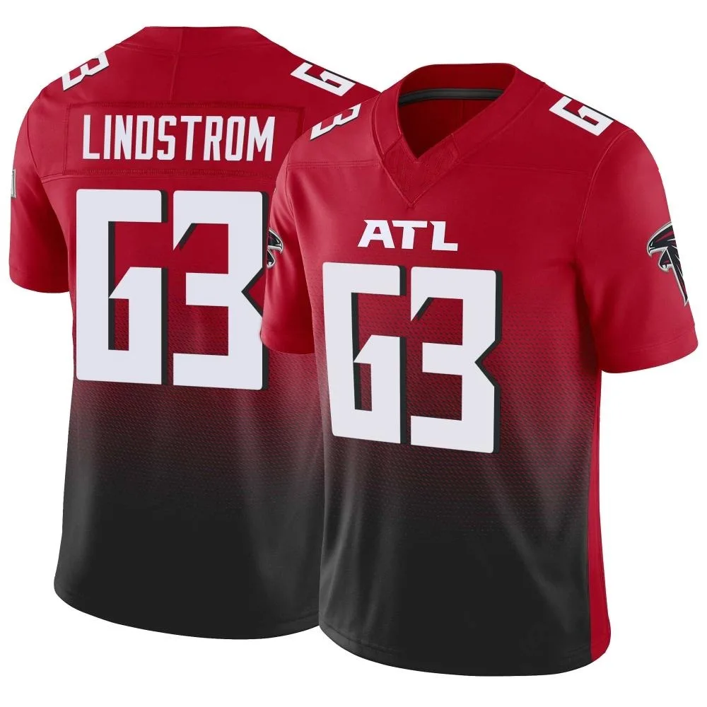 Chris Lindstrom Atlanta Falcons Men's Nike Vapor F.U.S.E. Limited Red Jersey Chris Lindstrom Atlanta Falcons Men's Nike Vapor F.U.S.E. Limited Red Jersey
