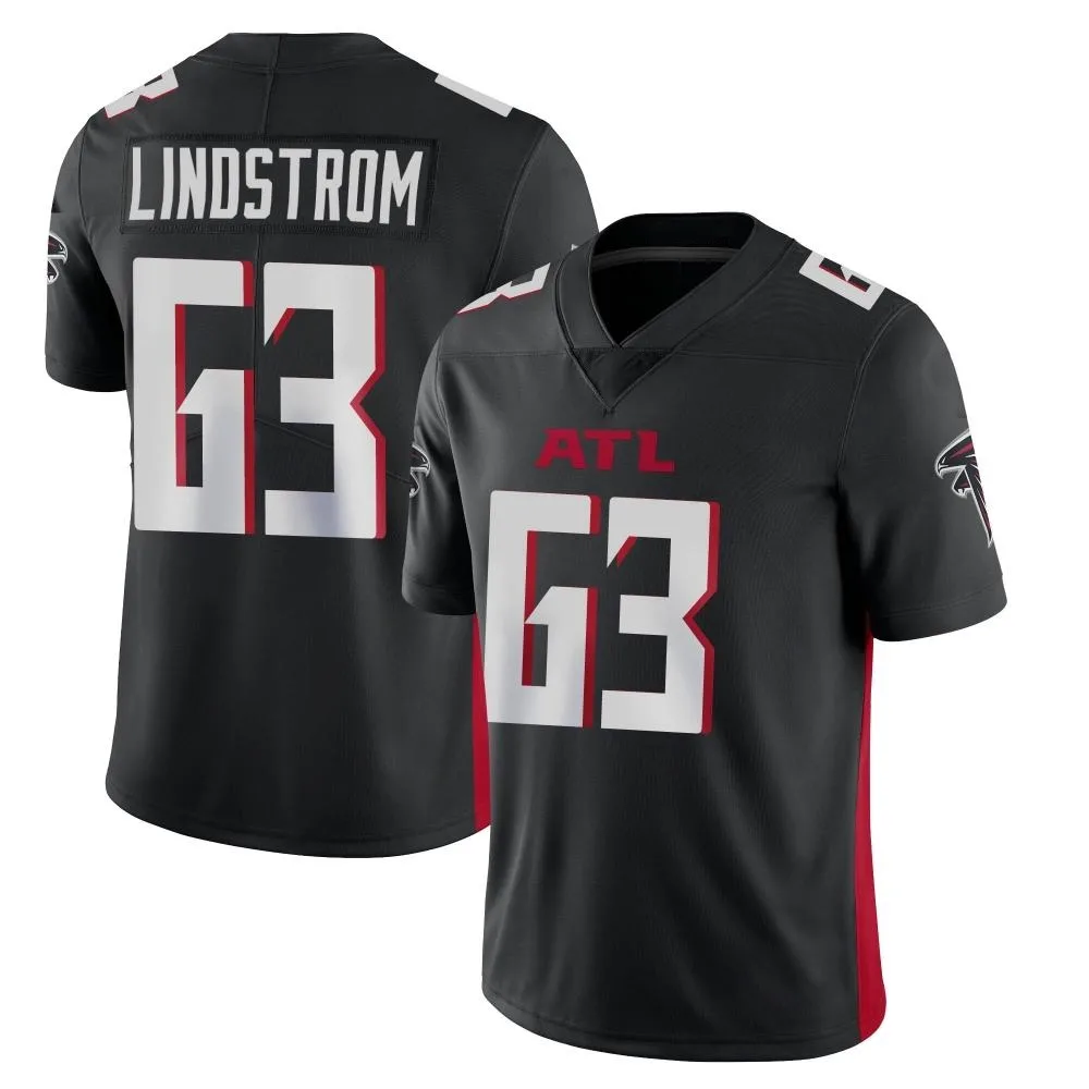 Chris Lindstrom Atlanta Falcons Men's Nike Vapor Untouchable Limited Black Jersey Chris Lindstrom Atlanta Falcons Men's Nike Vapor Untouchable Limited Black Jersey
