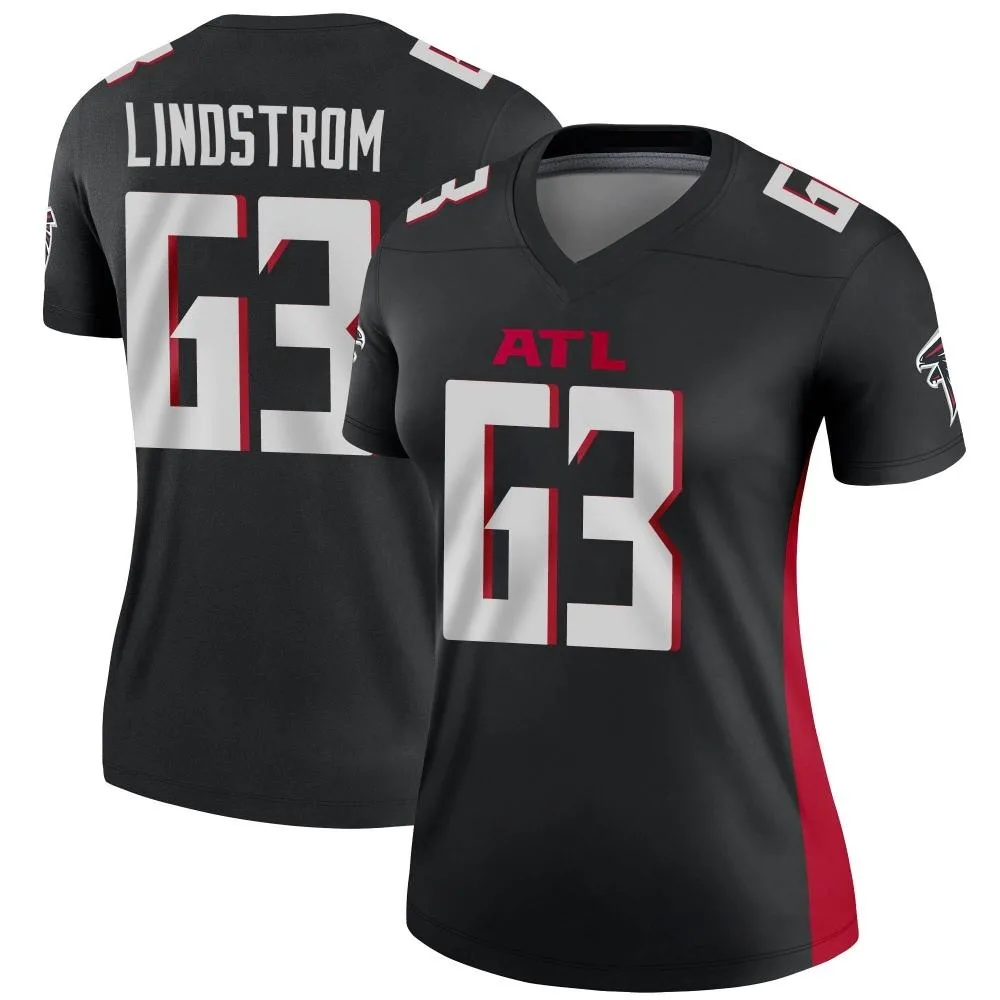 Chris Lindstrom Atlanta Falcons Women's Nike Legend Black Jersey Chris Lindstrom Atlanta Falcons Women's Nike Legend Black Jersey
