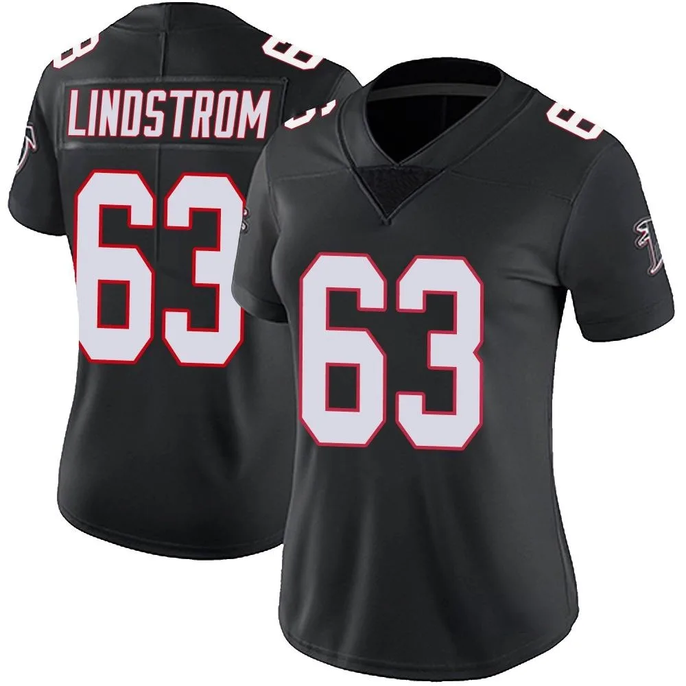 Chris Lindstrom Atlanta Falcons Women's Nike Vapor Untouchable Limited Black Jersey Chris Lindstrom Atlanta Falcons Women's Nike Vapor Untouchable Limited Black Jersey