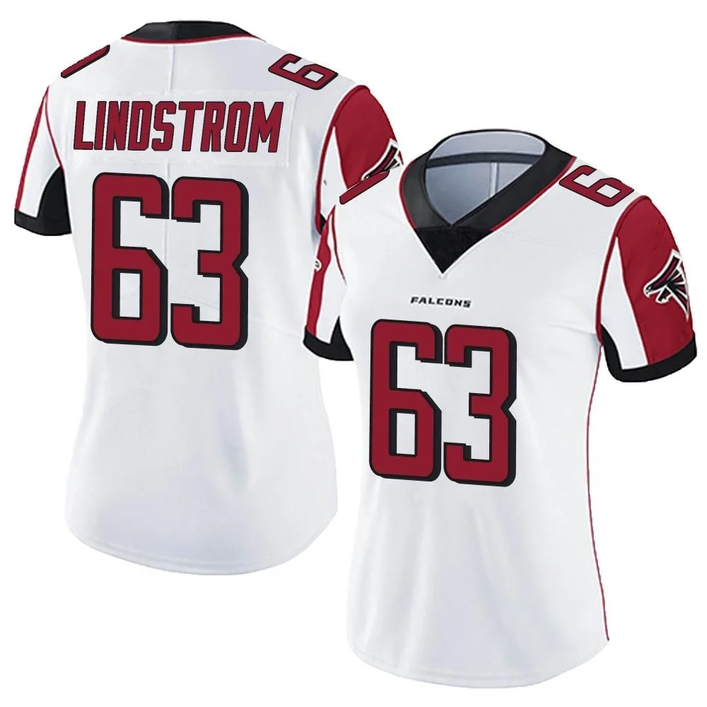 Chris Lindstrom Atlanta Falcons Women's Nike Vapor Untouchable Limited White Jersey Chris Lindstrom Atlanta Falcons Women's Nike Vapor Untouchable Limited White Jersey