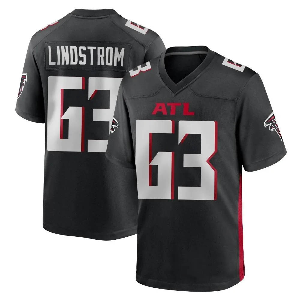 Chris Lindstrom Atlanta Falcons Youth Nike Alternate Game Black Jersey Chris Lindstrom Atlanta Falcons Youth Nike Alternate Game Black Jersey
