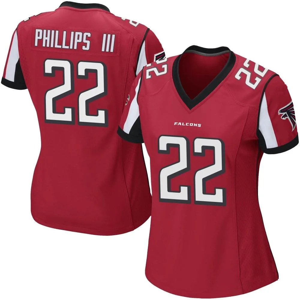 Clark Phillips Iii Atlanta Falcons Women's Nike Team Color Game Red Jersey Clark Phillips Iii Atlanta Falcons Women's Nike Team Color Game Red Jersey