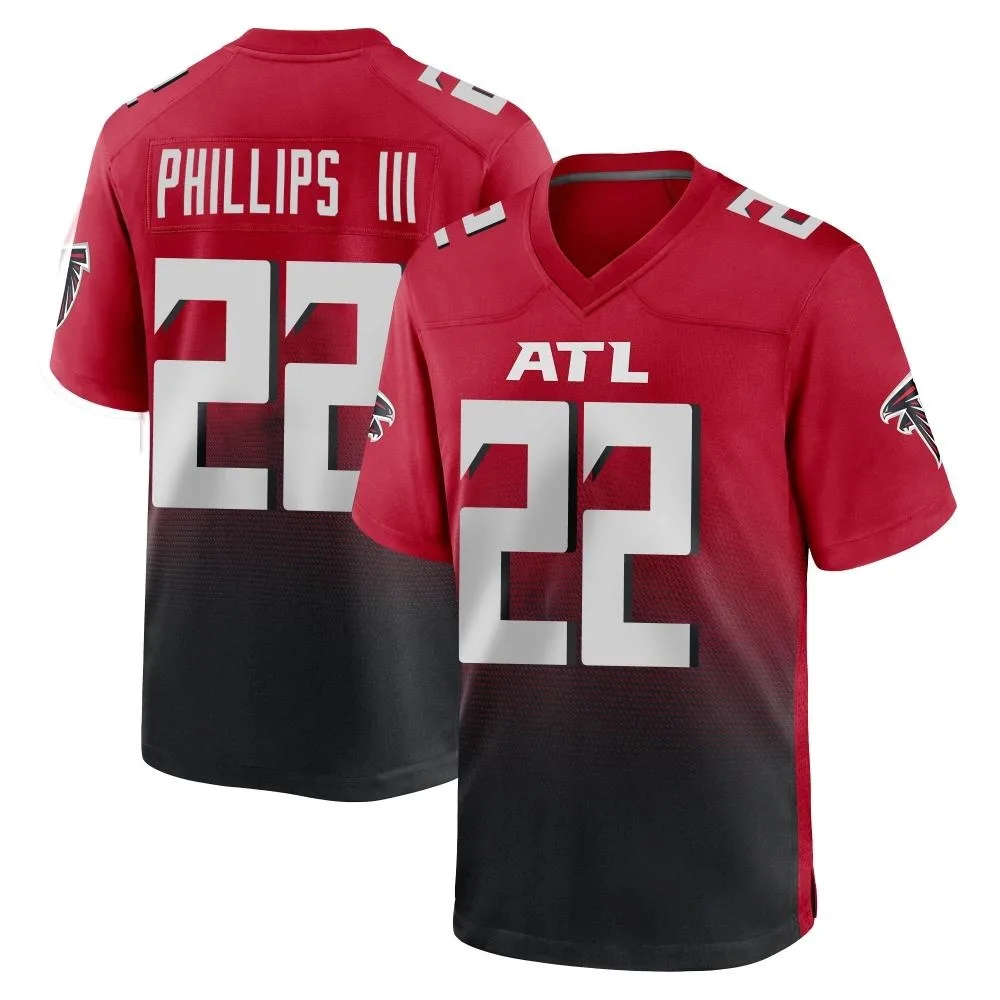 Clark Phillips Iii Atlanta Falcons Youth Nike 2nd Alternate Game Red Jersey Clark Phillips Iii Atlanta Falcons Youth Nike 2nd Alternate Game Red Jersey