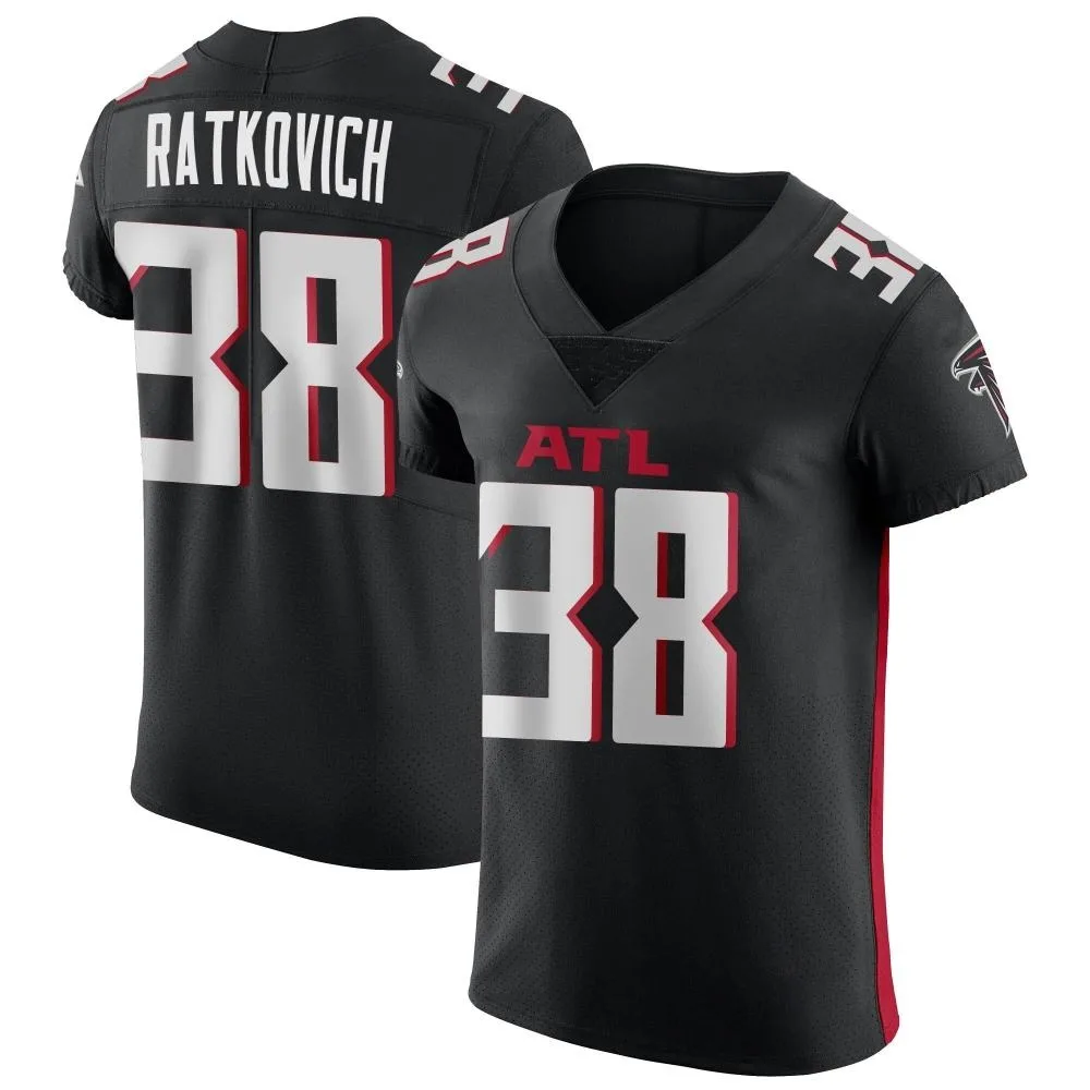 Clint Ratkovich Atlanta Falcons Men's Nike Alternate Elite Black Jersey Clint Ratkovich Atlanta Falcons Men's Nike Alternate Elite Black Jersey