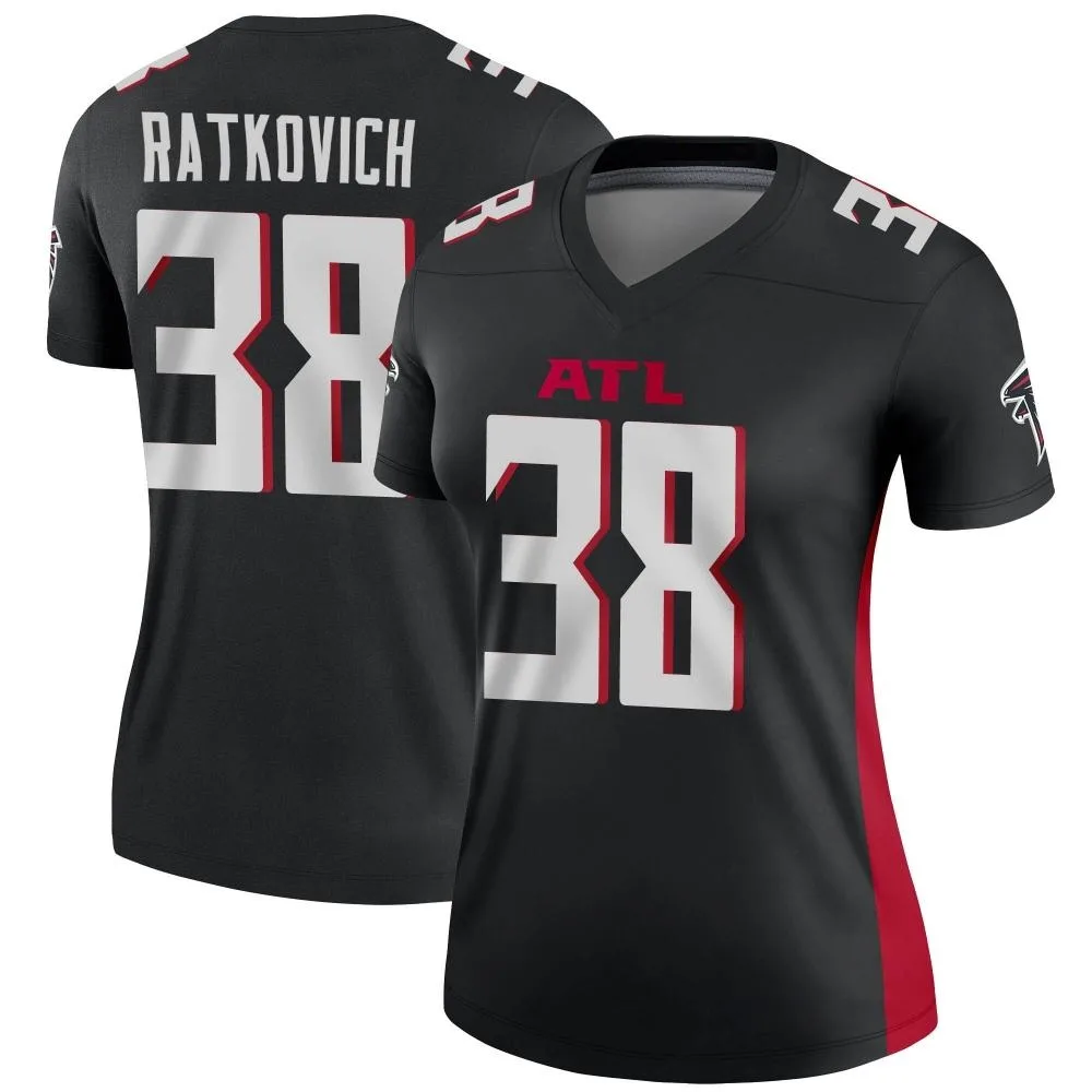 Clint Ratkovich Atlanta Falcons Women's Nike Legend Black Jersey Clint Ratkovich Atlanta Falcons Women's Nike Legend Black Jersey