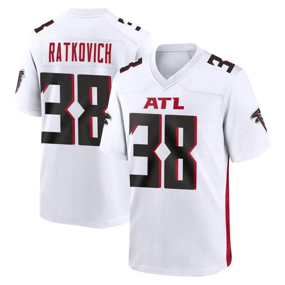 Clint Ratkovich Atlanta Falcons Youth Nike Game White Jersey Clint Ratkovich Atlanta Falcons Youth Nike Game White Jersey
