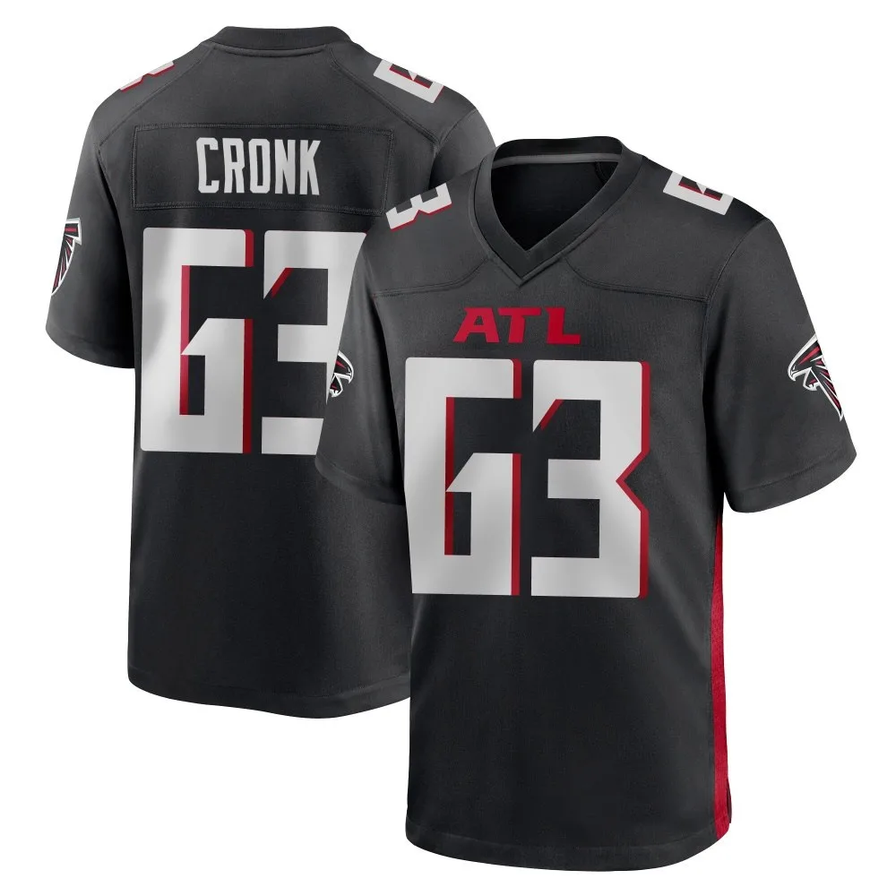 Coy Cronk Atlanta Falcons Men's Nike Alternate Game Black Jersey Coy Cronk Atlanta Falcons Men's Nike Alternate Game Black Jersey