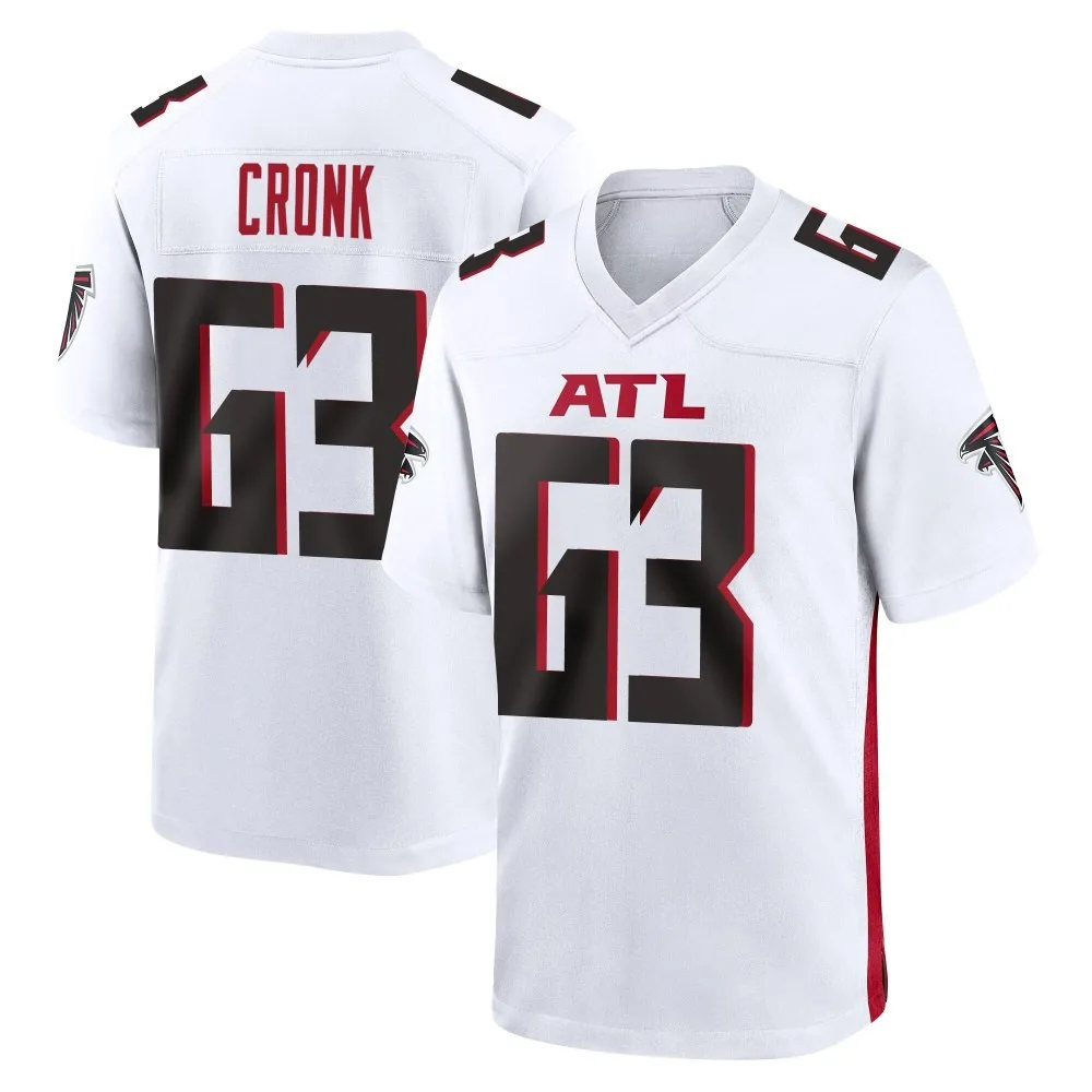 Coy Cronk Atlanta Falcons Men's Nike Game White Jersey Coy Cronk Atlanta Falcons Men's Nike Game White Jersey