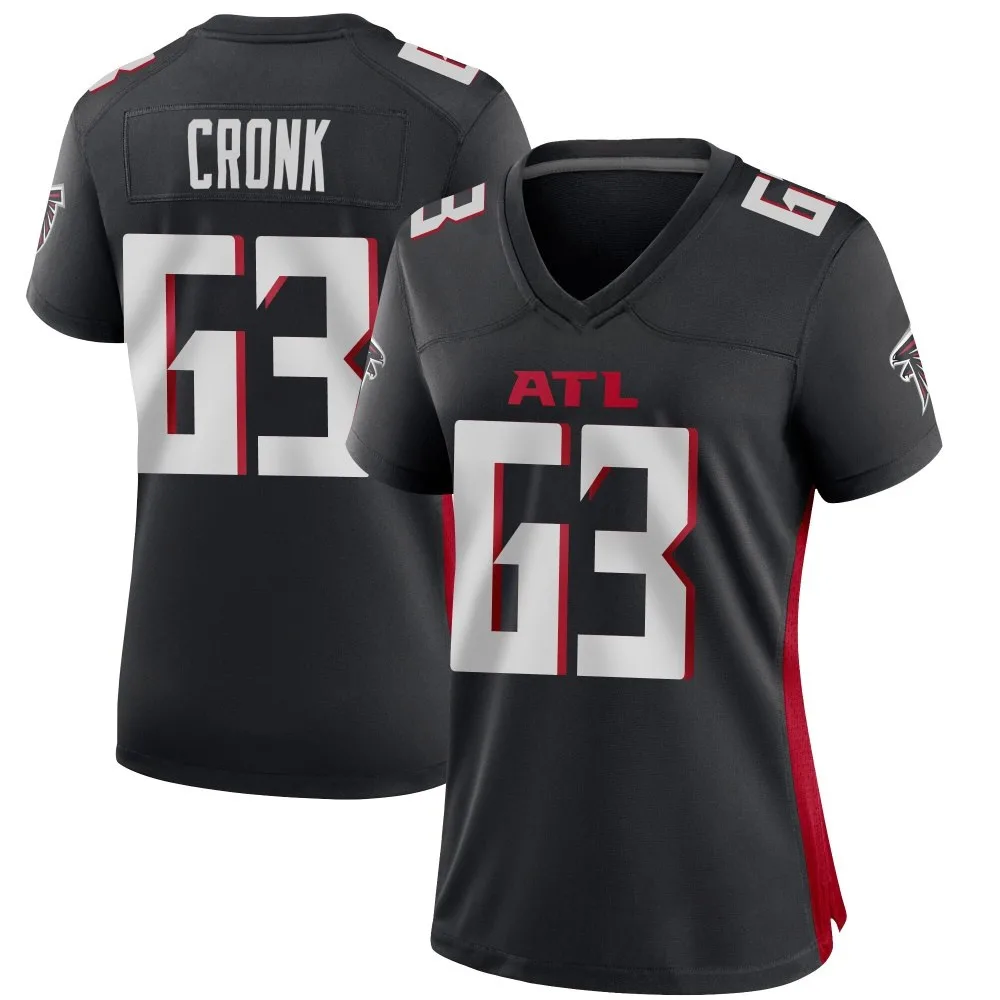 Coy Cronk Atlanta Falcons Women's Nike Alternate Game Black Jersey Coy Cronk Atlanta Falcons Women's Nike Alternate Game Black Jersey