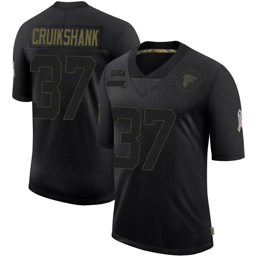 Dane Cruikshank Atlanta Falcons Men's Nike 2020 Salute To Service Limited Black Jersey Dane Cruikshank Atlanta Falcons Men's Nike 2020 Salute To Service Limited Black Jersey