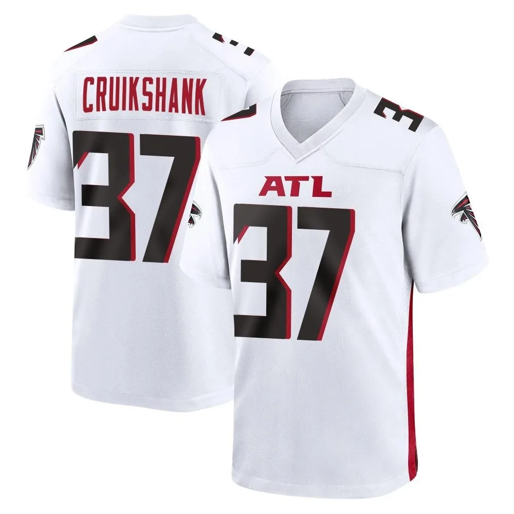 Dane Cruikshank Atlanta Falcons Men's Nike Game White Jersey Dane Cruikshank Atlanta Falcons Men's Nike Game White Jersey