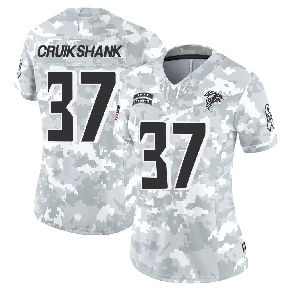 Dane Cruikshank Atlanta Falcons Women's Nike 2024 Salute To Service Limited Arctic Camo Jersey Dane Cruikshank Atlanta Falcons Women's Nike 2024 Salute To Service Limited Arctic Camo Jersey
