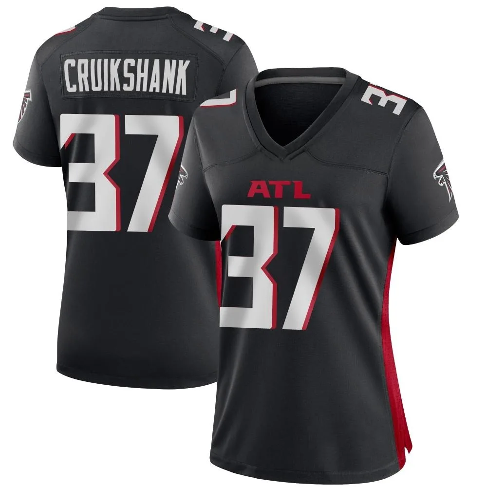 Dane Cruikshank Atlanta Falcons Women's Nike Alternate Game Black Jersey Dane Cruikshank Atlanta Falcons Women's Nike Alternate Game Black Jersey