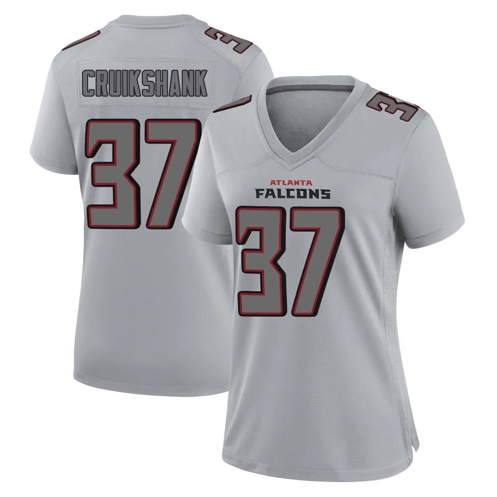 Dane Cruikshank Atlanta Falcons Women's Nike Atmosphere Fashion Game Gray Jersey Dane Cruikshank Atlanta Falcons Women's Nike Atmosphere Fashion Game Gray Jersey